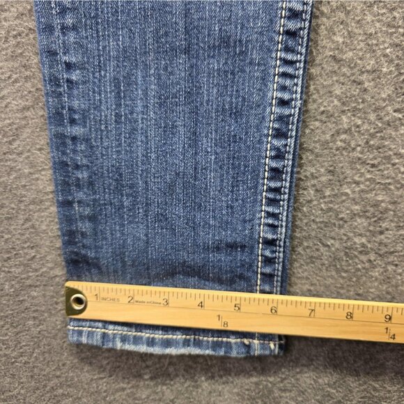 Miss Me Jeans Womens 29 Light Wash Blue Skinny JP5159S Embroidered Cross Pockets - Picture 11 of 12